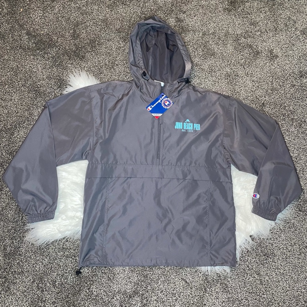 NWT medium Champion Juno Beach pack n’ go pullover windbreaker jacket.